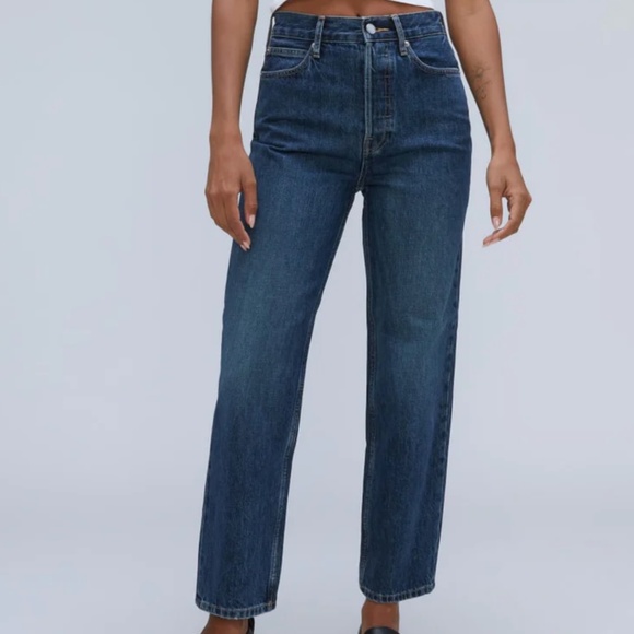 EVERLANE 90s way high rigid denim jeans - Picture 2 of 9